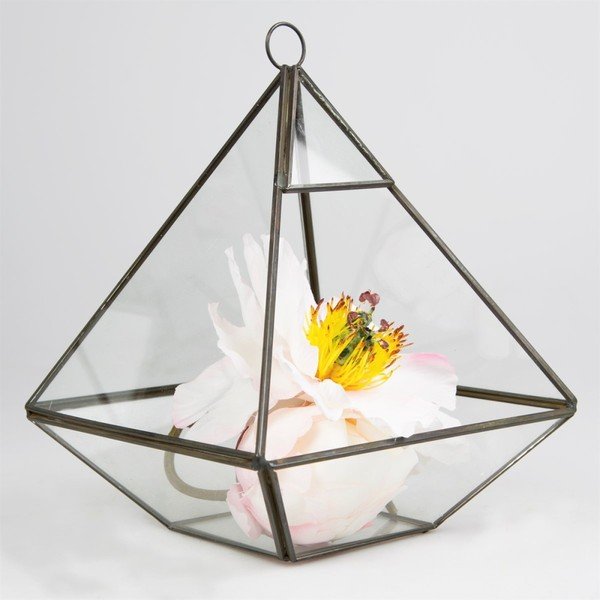 Závěsný květináč Sass & Belle Black Pyramid-image-1