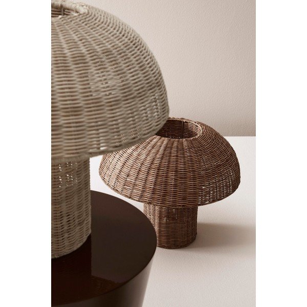 Ratanová LED stolní lampa v přírodní barvě s ratanovým stínidlem (výška 40 cm) Irele – Bizzotto-image-2