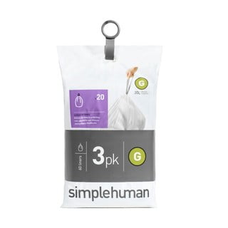 Pytle na odpadky 60 ks 30 l G - simplehuman