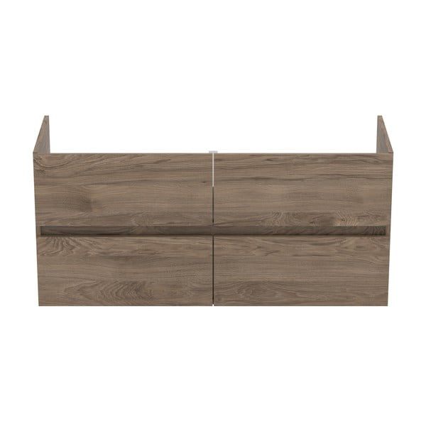 Závěsná skříňka pod umyvadlo v dekoru ořechu v přírodní barvě 120x55 cm Eurovit+ – Ideal Standard