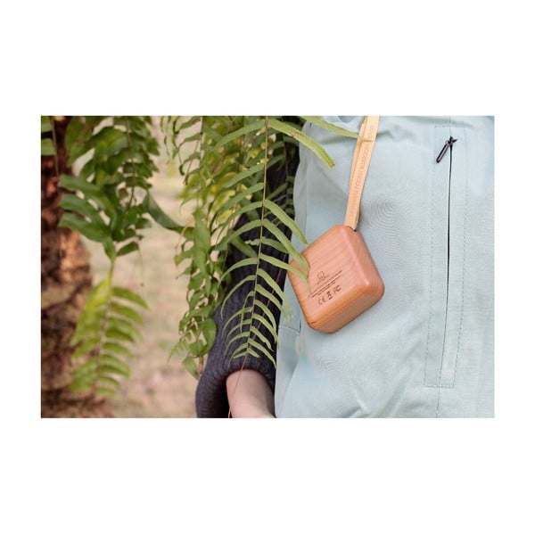 Hnědý bluetooth reproduktor Gingko Square-image-2