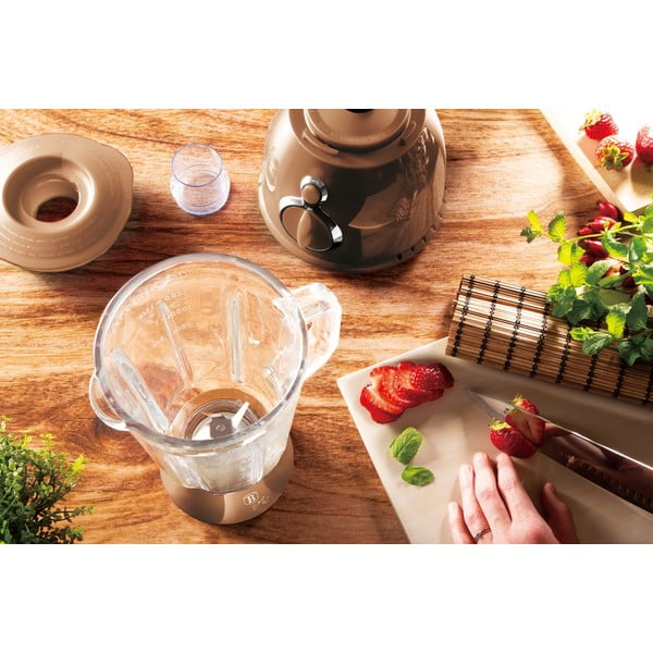 Béžový mixér Rosegold Metallic Line - BerlingerHaus-image-1