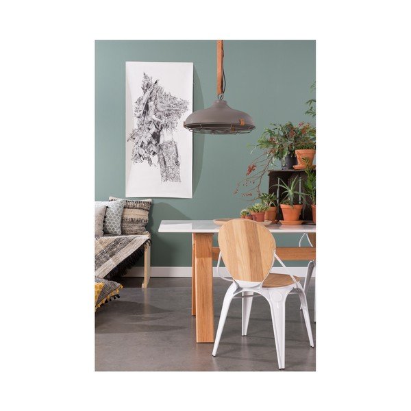 Šedé stropní svítidlo Zuiver Dek, ⌀ 51 cm-image-4