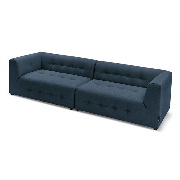 Tmavě modrá pohovka 324 cm Kleber - Bobochic Paris-image-4