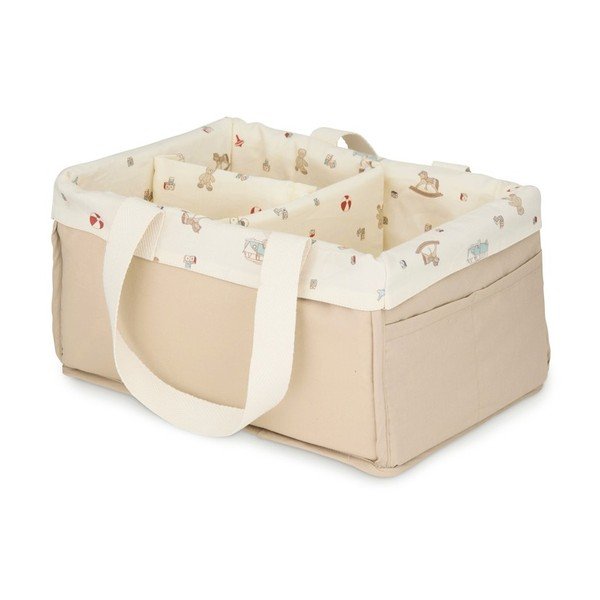 Látkový dětský koš na hračky v přírodní barvě 34x23x17 cm Vintage Toys – Cam Cam Copenhagen