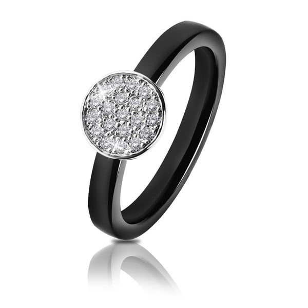 Prsten s krystaly Swarovski® GemSeller Olana, velikost 60