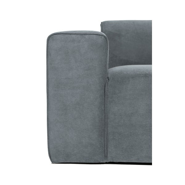 Šedá manšestrová rohová pohovka (levý roh) Sting – Scandic-image-3