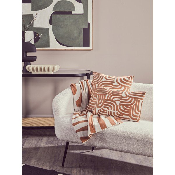 Černý/v přírodní barvě konzolový stolek se skleněnou deskou 49x100 cm Cebu – Premier Housewares-image-3