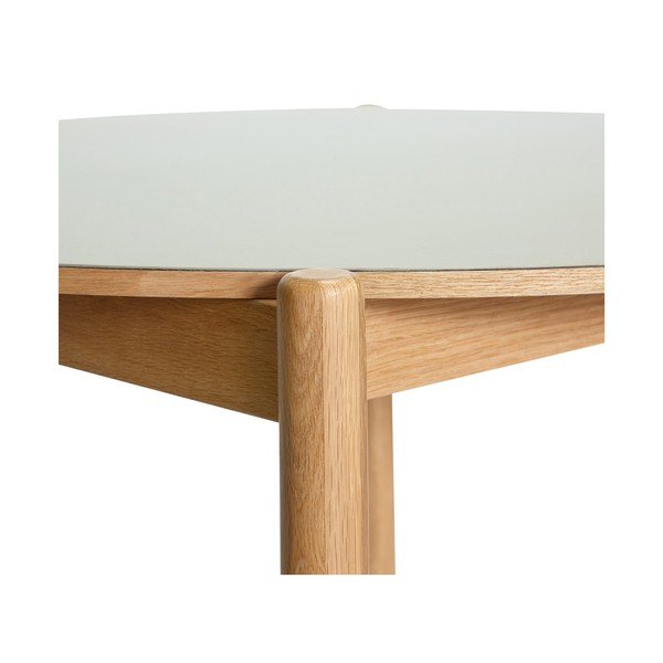 Kulatý jídelní stůl z dubového dřeva ø 115 cm Oblique – Hübsch-image-4