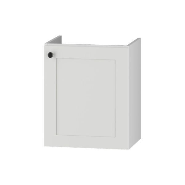 Bílá nízká závěsná skříňka pod umyvadlo 46,5x55,5 cm Senja – STOLKAR