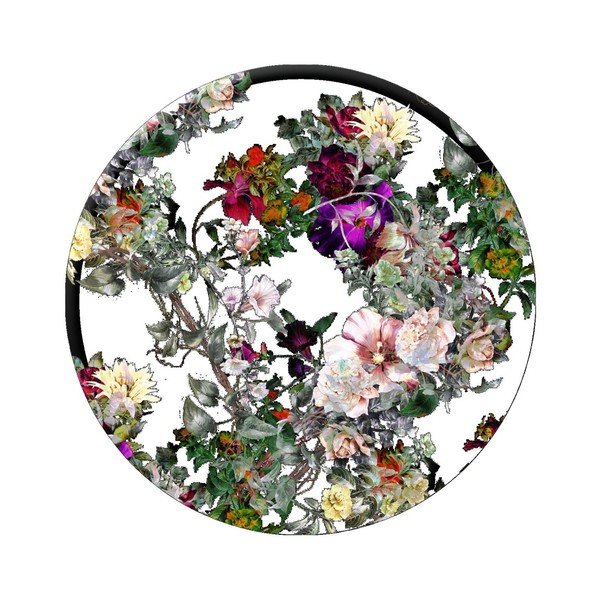 Nástěnná dekorace Styler Ring Floral, ø 70 cm
