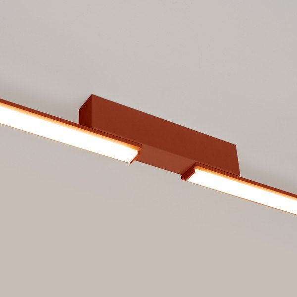 Hliníkové LED stropní svítidlo v cihlové barvě 4x181 cm LAGOM – Thoro-image-2