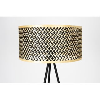 Černá stojací lampa Isla - White Label