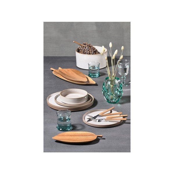 Krémově bílá kameninová servírovací mísa Villa Collection Jord, ø 23,5 cm-image-1