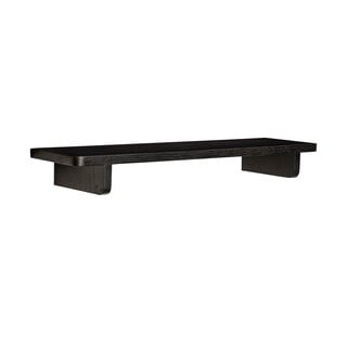 Černá police v dekoru dubu 80 cm Poke – Hübsch
