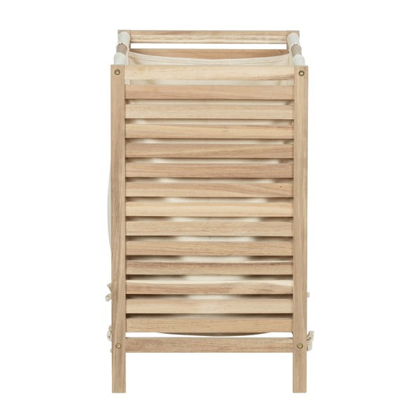 Dřevěný koš na prádlo v přírodní barvě 48 l Acina – Wenko-image-1