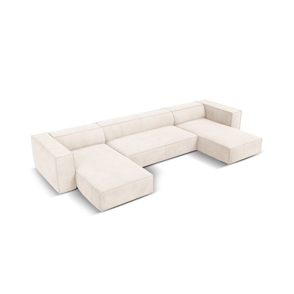 Krémová rohová pohovka (do "U") Madame – Windsor & Co Sofas-image-2