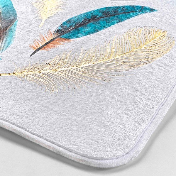 Bílá WC koupelnová předložka 45x45 cm Plumiss – douceur d'intérieur-image-2