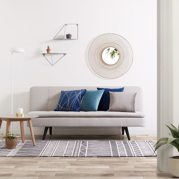 Černá kovová police Upp – Kave Home-image-1