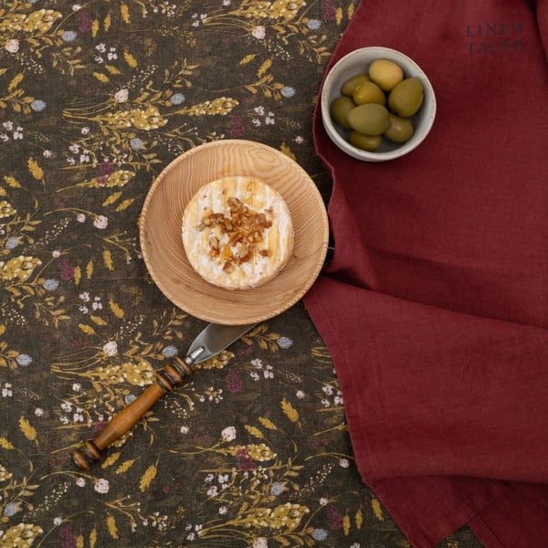Lněná utěrka 45x65 cm Marsala – Linen Tales-image-3