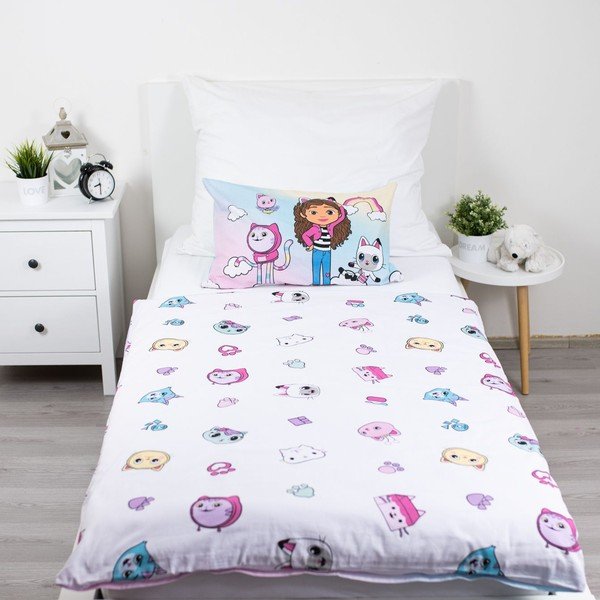 Bavlněné dětské povlečení do postýlky 100x135 cm Gabby's Dollhouse "Sugar Dream" – Jerry Fabrics-image-3