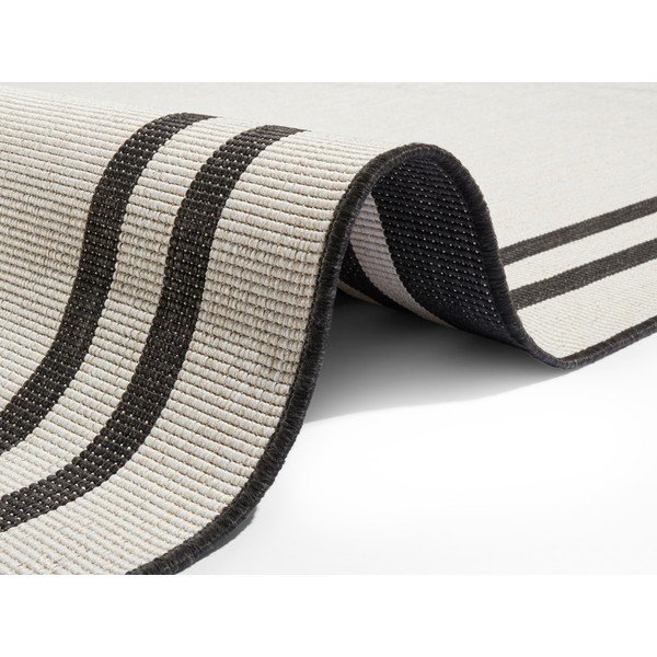 Černo-krémový venkovní koberec NORTHRUGS Manito, 200 x 290 cm-image-1