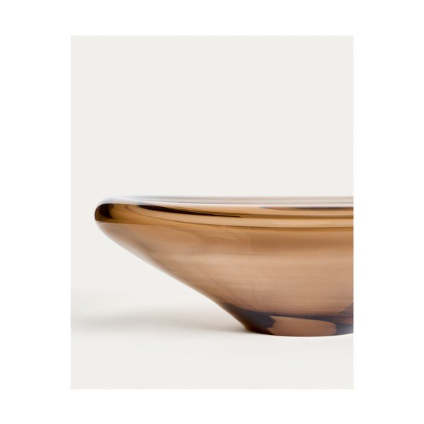 Béžová skleněná mísa ø 27 cm Zolira – Kave Home-image-3