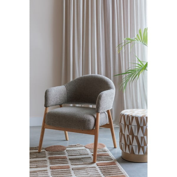 Hnědý taburet Ziggy – White Label-image-4