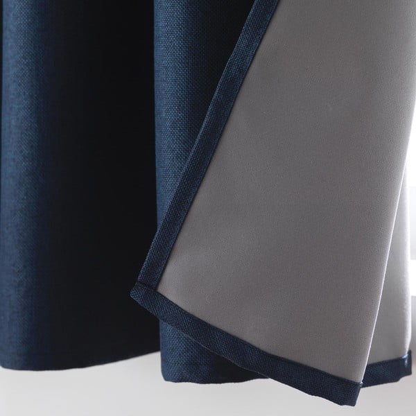 Tmavě modrý zatemňovací závěs 140x180 cm Crepuscule – douceur d'intérieur-image-3