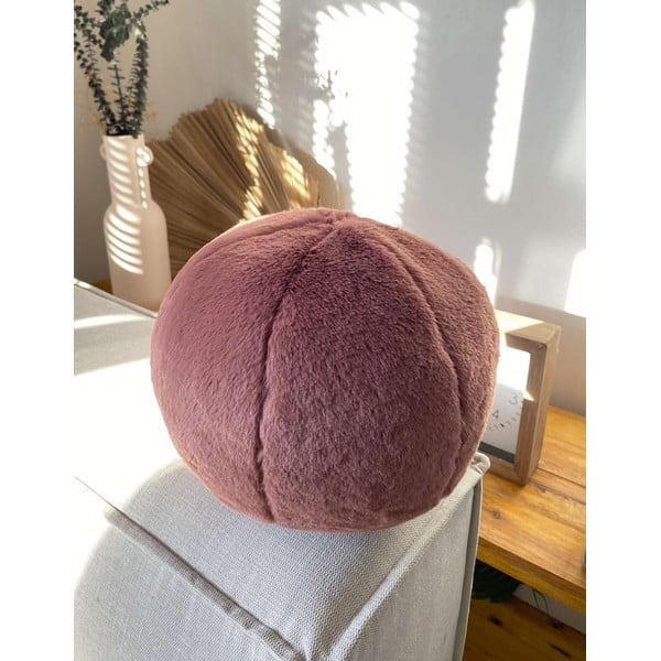 Dekorační polštář z mikroplyše ø 25 cm Top – Mioli Decor-image-1