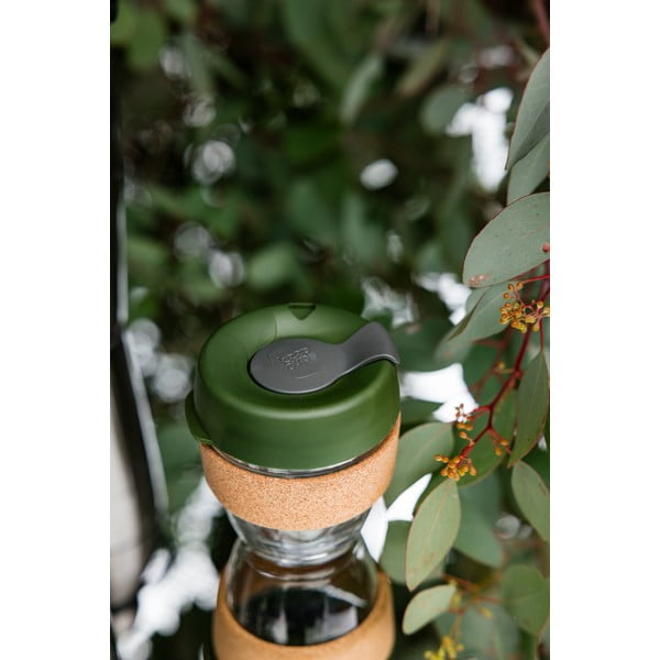 Zelený cestovní hrnek 454 ml Brew Cork Pine L – KeepCup-image-1