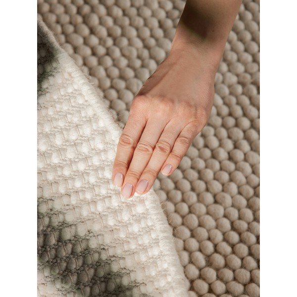 Béžový ručně tkaný vlněný kulatý koberec ø 200 cm Richmond Diana – Ted Baker-image-4