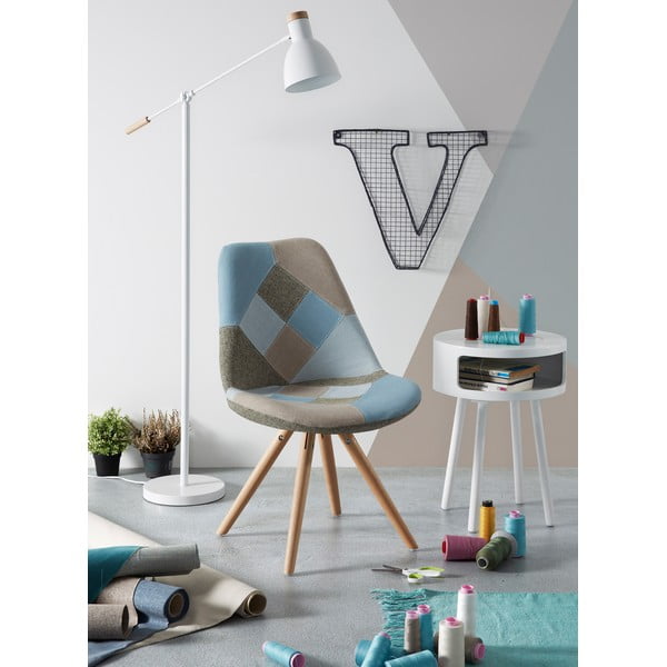 Bílý odkládací stolek s úložným prostorem Kave Home Bruk-image-2