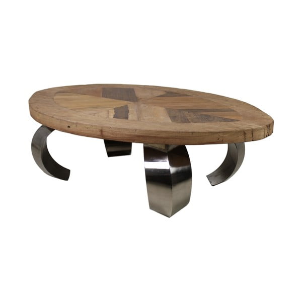 Konferenční stolek z teakového dřeva HSM Collection Opium, 80 x 130 cm