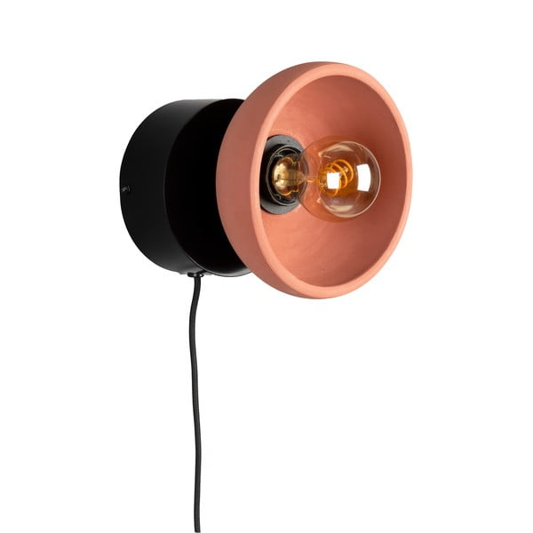 Nástěnné svítidlo v lososovo-černé barvě Zahra – Dutchbone