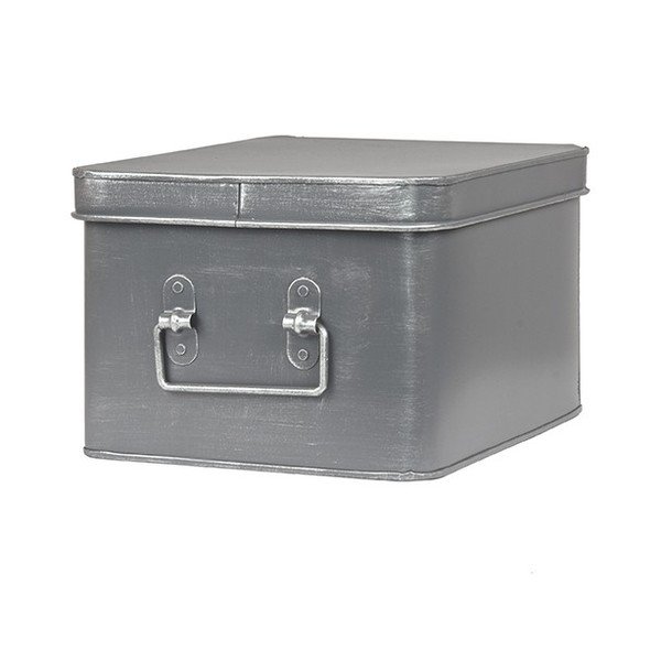 Kovový úložný box LABEL51 Media, šířka 27 cm-image-1