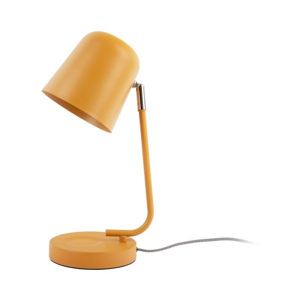 Okrově žlutá kovová stolní lampa (výška 38,5 cm) Encantar – Leitmotiv-image-4
