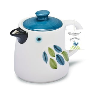 Modro-bílá keramická konvice na čaj Forest Birds – Cooksmart ®