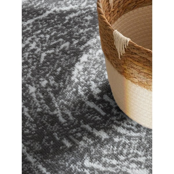 Šedo-krémový kulatý koberec ø 120 cm Gloria Cavallo – Hanse Home-image-4