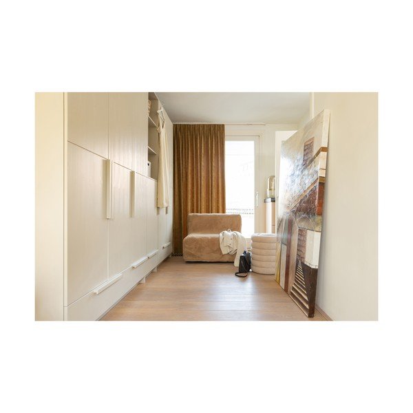 Krémová modulární skříň z borovicového dřeva 142x215 cm Pure – WOOOD-image-1