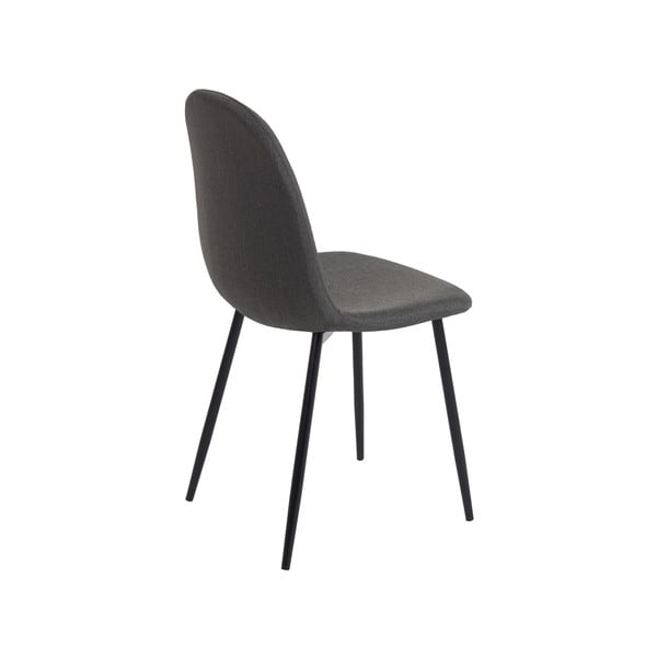 Sada 2 tmavě šedých jídelních židlí Bonami Essentials Lissy-image-2