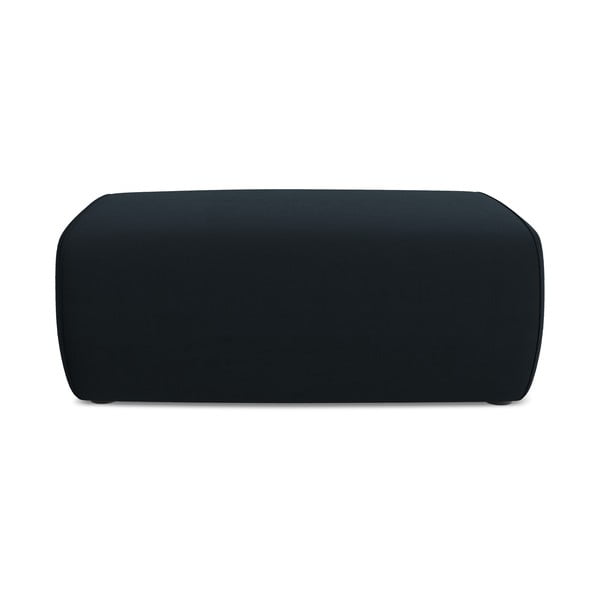 Tmavě modrá sametová podnožka Kapua – Makamii