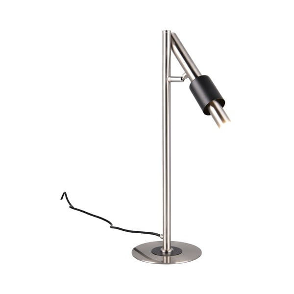 Černá/ve stříbrné barvě LED stolní lampa (výška 50 cm) Ikaris – Trio Select-image-2