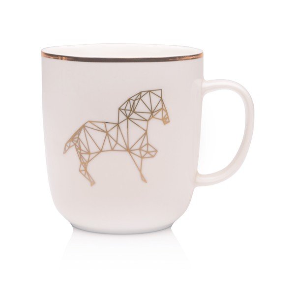 Hrnek z kostního porcelánu Sabichi Harry Horse, 385 ml