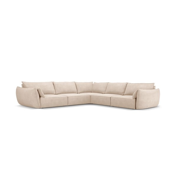 Béžová rohová pohovka (variabilní) Vanda – Mazzini Sofas-image-2