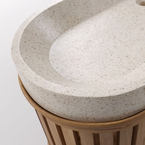 Umyvadlová skříňka z teakového dřeva Kave Home Rokia-image-3