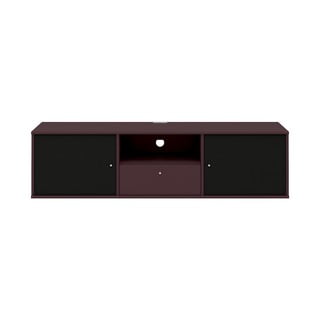 Vínově červený TV stolek Mistral 232