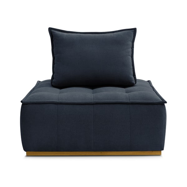 Tmavě modré žinylkové křeslo Elisa – Bobochic Paris-image-3