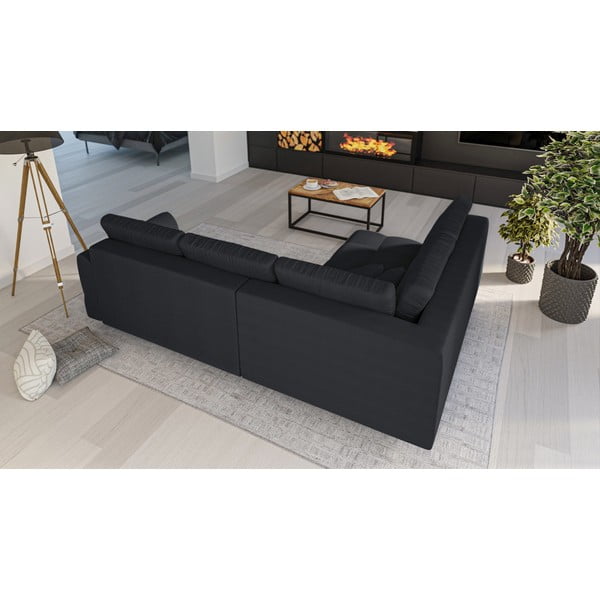 Tmavě šedá rohová pohovka (levý roh) Ariella – Ropez-image-3