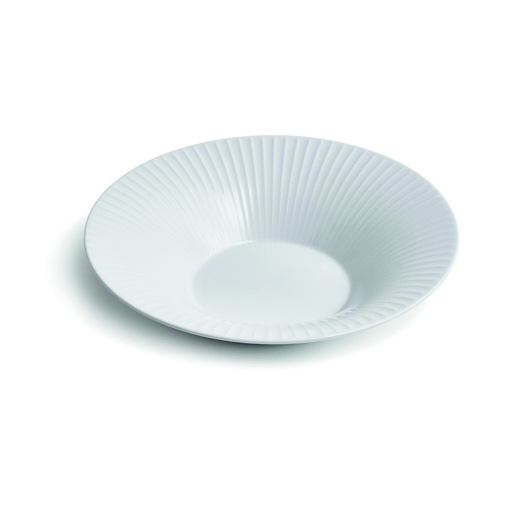 Bílý porcelánový polévkový talíř Kähler Design Hammershoi, ⌀ 26 cm